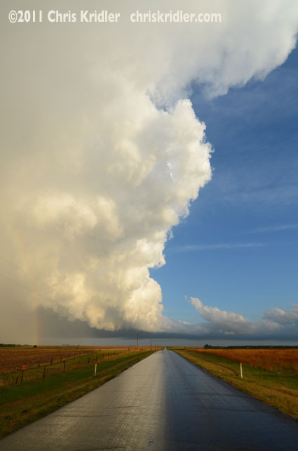 Storm's passage Storm on May 20, 2011, at Cairo, Kansas