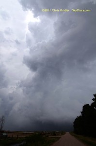 Tornado-warned storm in Nebraska