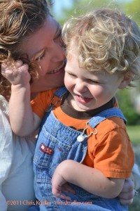 Heidi and Ryan candid portrait