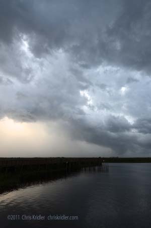 Late afternoon storms