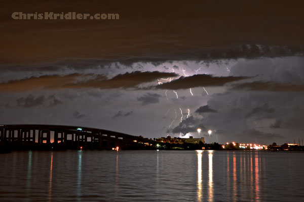 Lightning and the bridge