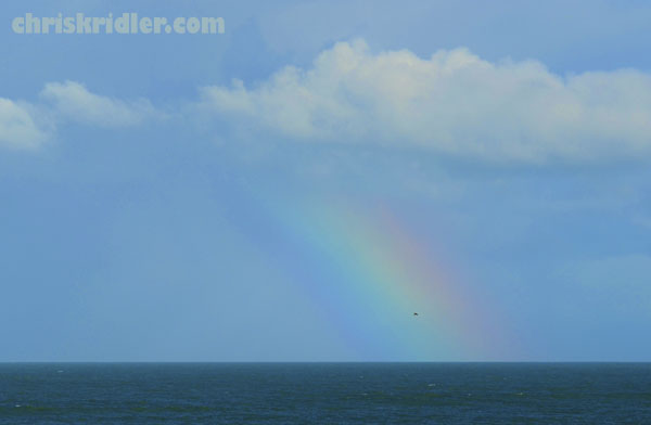 Atlantic Ocean rainbow