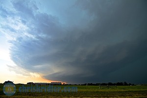 The El Reno supercell, early in its life. Photo by Chris Kridler, ChrisKridler.com, SkyDiary.com
