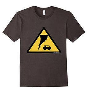Caution Tornado Storm Chasers T-shirt