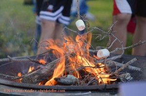 Roasting marshmallows