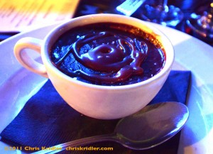 Chocolate Caramel Pot du Creme at Benvenuti's in Norman, Oklahoma