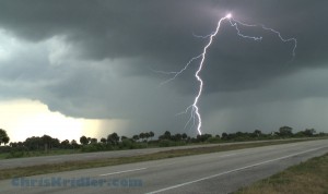 Hot lightning in Florida