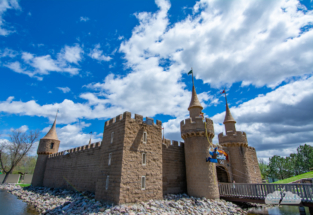 The castle made a nice foreground for my timelapse.