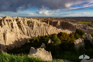 Badlands National Park in South Dakota.