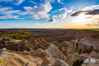 Badlands National Park in South Dakota.