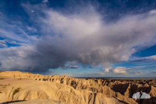 Badlands National Park in South Dakota.