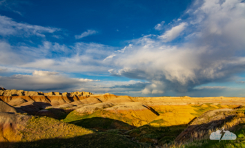 Badlands National Park in South Dakota.