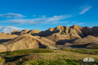 Badlands National Park in South Dakota.