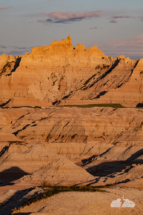 Badlands National Park in South Dakota.