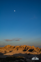 Badlands National Park in South Dakota.