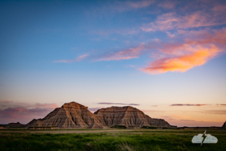 Badlands National Park in South Dakota.