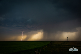 Lucky lightning shot with the Nikon.