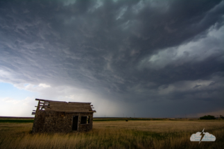 We eyed the line in northern Kansas.