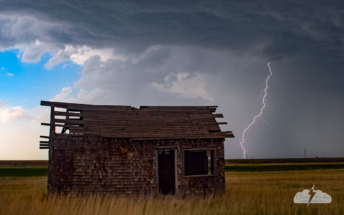 Lightning strikes! (Video still)