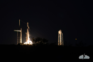 SpaceX Falcon 9 rocket lifts off with a Cargo Dragon capsule for the ISS.