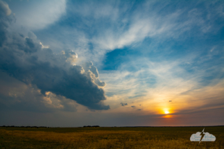 A haunting prairie sunset near Throckmorton.