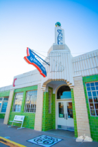 U Drop Inn, Shamrock, Texas, a Route 66 landmark.