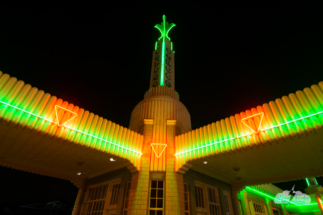 U Drop Inn, Shamrock, Texas, a Route 66 landmark.