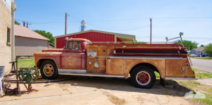 Vintage fire truck.