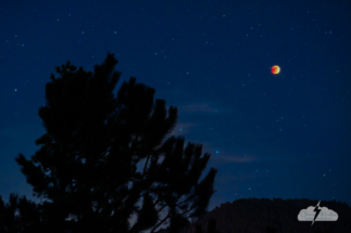 Total lunar eclipse as seen in Lead, South Dakota, May 15, 2022. Photo © Chris Kridler, ChrisKridler.com