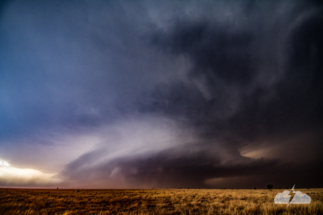 Supercell with tornado deep in the dust near Muleshoe, Texas, May 23, 2022. ©2022 Chris Kridler, ChrisKridler.com