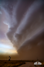 &amp;quot;Supercell Skyscraper&amp;quot; - A dusty beast of a spinning tornadic supercell looms over west Texas on May 23, 2002. Available at StolenButter.com. Photo © Chris Kridler, ChrisKridler.com