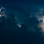 14 April 2023: Lightning zaps the Space Coast