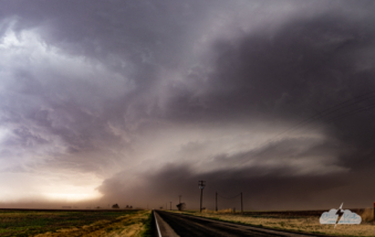 And the cell spawned a massive tornado we were now out of position to see. Or see well.