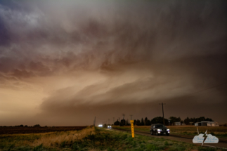 There's a tornado in there, near Morton, my target that morning.