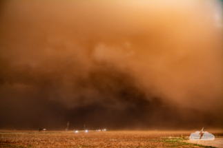 We repositioned almost to be overtaken by a tornado churning in the dust near Morton, Texas, on May 23, 2022.