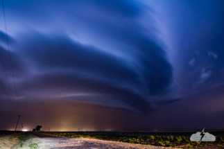 The storm was a prolific lightning producer.