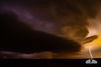 More lightning in the storm.