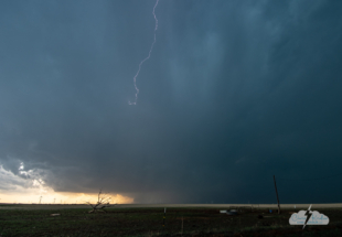 Lightning in the anvil.