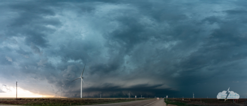 A panorama captures the structure.