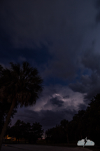 Lightning over Lone Cabbage Fish Camp west of Cocoa, Florida.