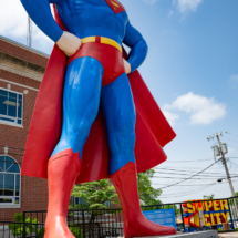 Superman in Metropolis, Illinois.