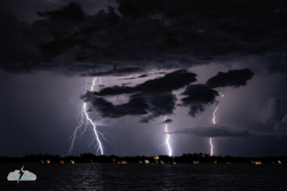 More cloud-to-ground lightning.