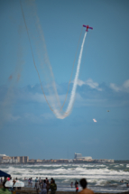 The Air Dot Show air show in Cocoa Beach, Florida, April 12, 2026.