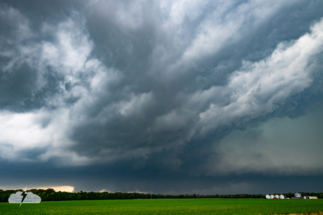 We watched the storm go past us and tried to reposition.