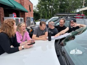 There was a really fun chaser convergence at the Casey's there.