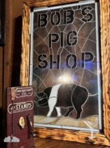 We stopped for lunch at Bob's Pig Shop in Pauls Valley, Oklahoma.