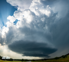 A multi-image composite shows the updraft.