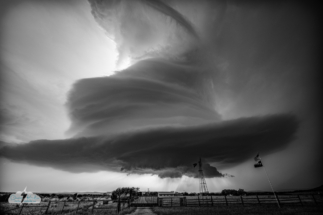 The corkscrewing storm was utterly captivating.