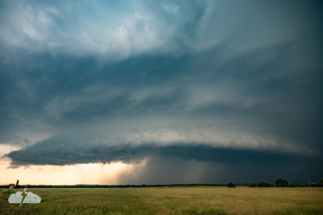 The storm had a pretty updraft.
