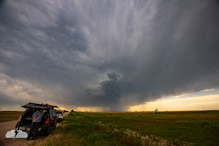 Our chase crew targeted northern Colorado on May 23, 2025, but stopped in Kirk first.